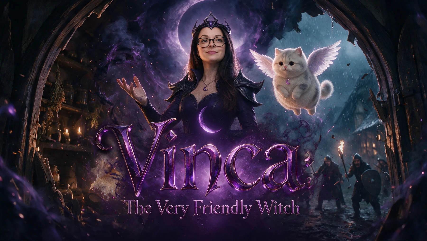 Vinca The Very Friendly Witch AI short film thumbnail